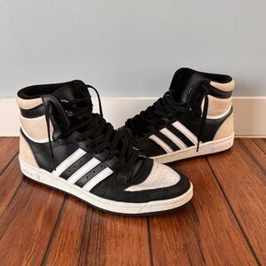 Adidas Original Top Ten RB Hi Top Black White Basketball Shoes Sneakers Men’s 13